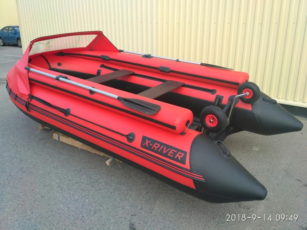 Лодка ПВХ X-River НДНД agent 360 с фальшбортом