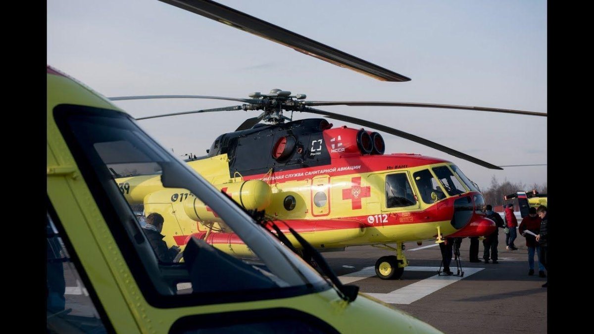 Вертолет ми-8 санавиации