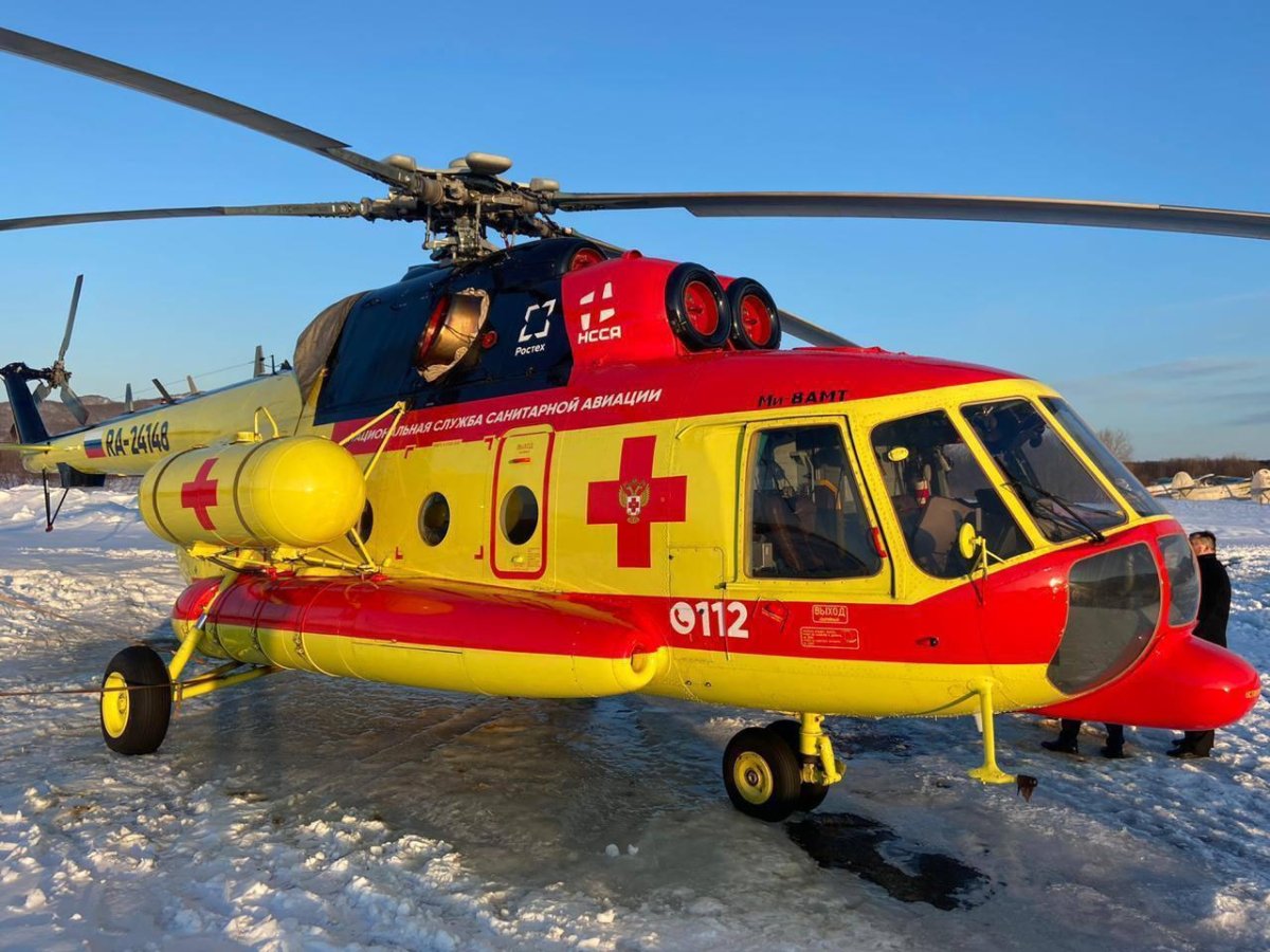 Вертолет ми-8 санавиации