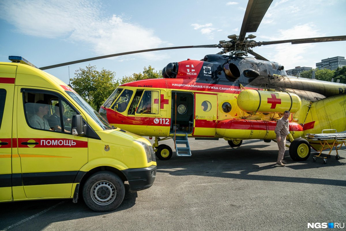 Вертолет ми-8 санавиации