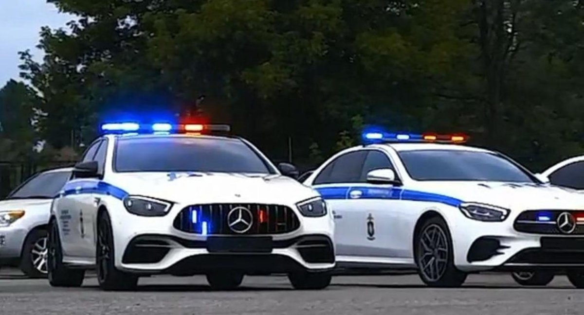 Чеченская полиция Mercedes AMG E 53