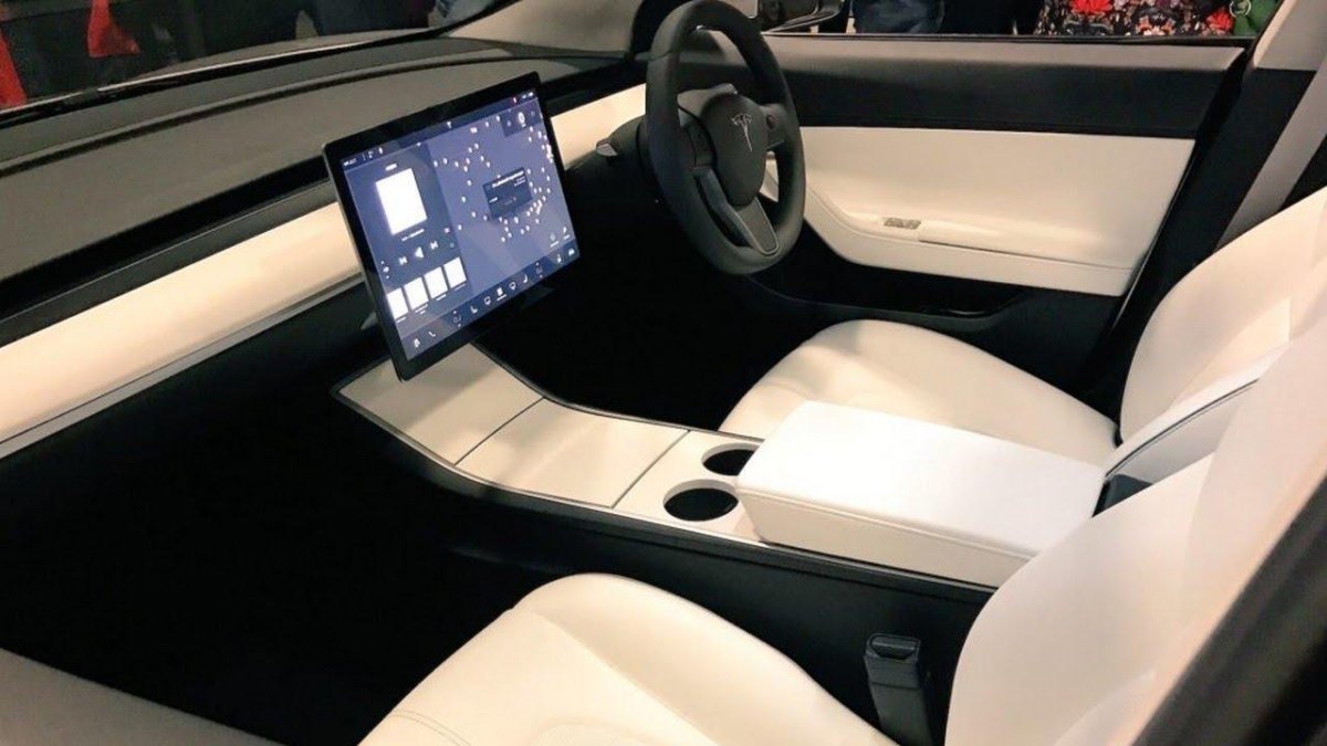 Tesla model 3 Interior