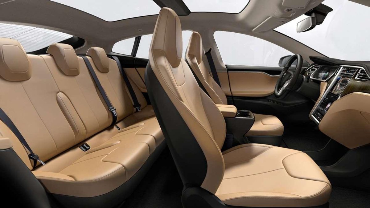 Тесла модель s салон