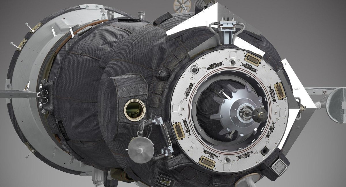 3d моделькосмического корабля "Союз МС-17"