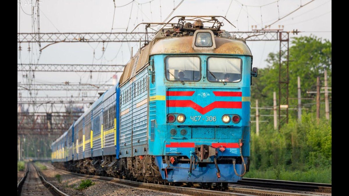 Электровоз чс7 Украина