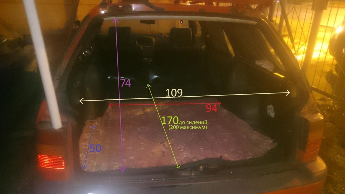 Volkswagen b4 универсал багажник