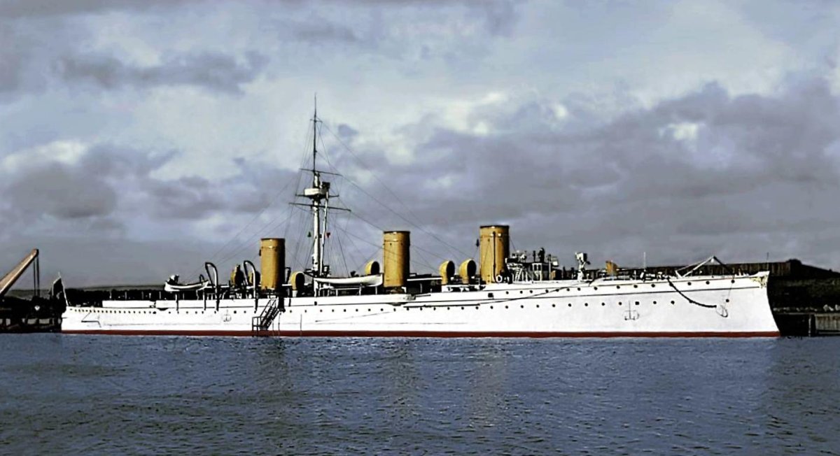 Бронепалубный крейсер Рейна Рехенте