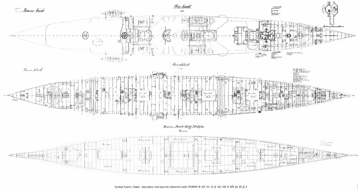 Крейсер Новик чертежи и схемы