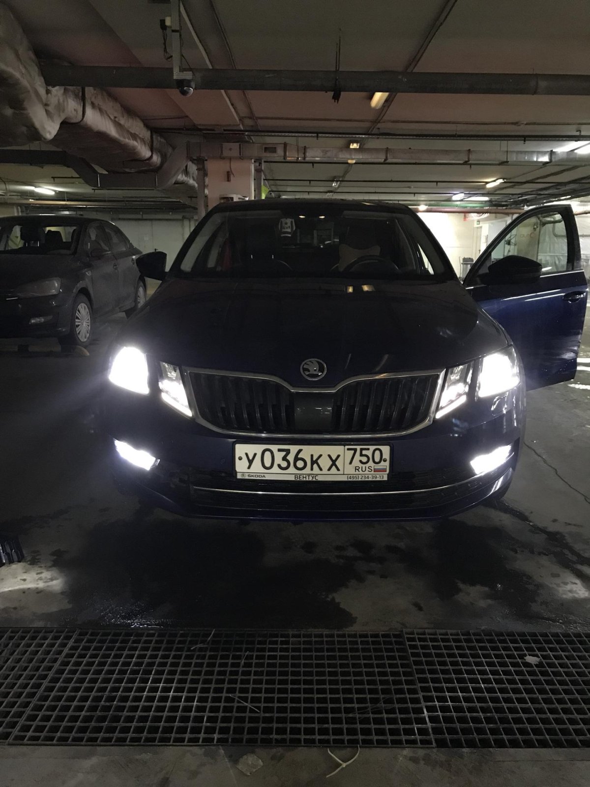 Led ДХО Octavia a7 FL