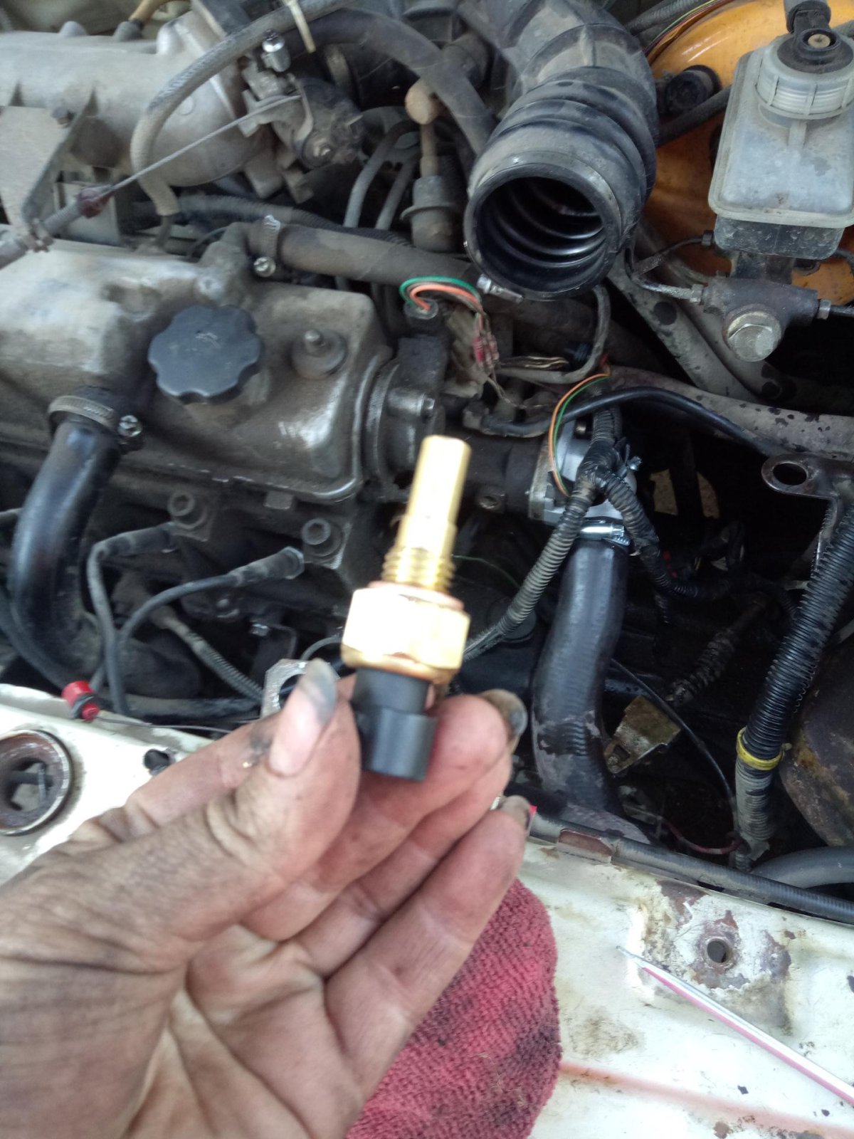 Датчик термостата ВАЗ 2114