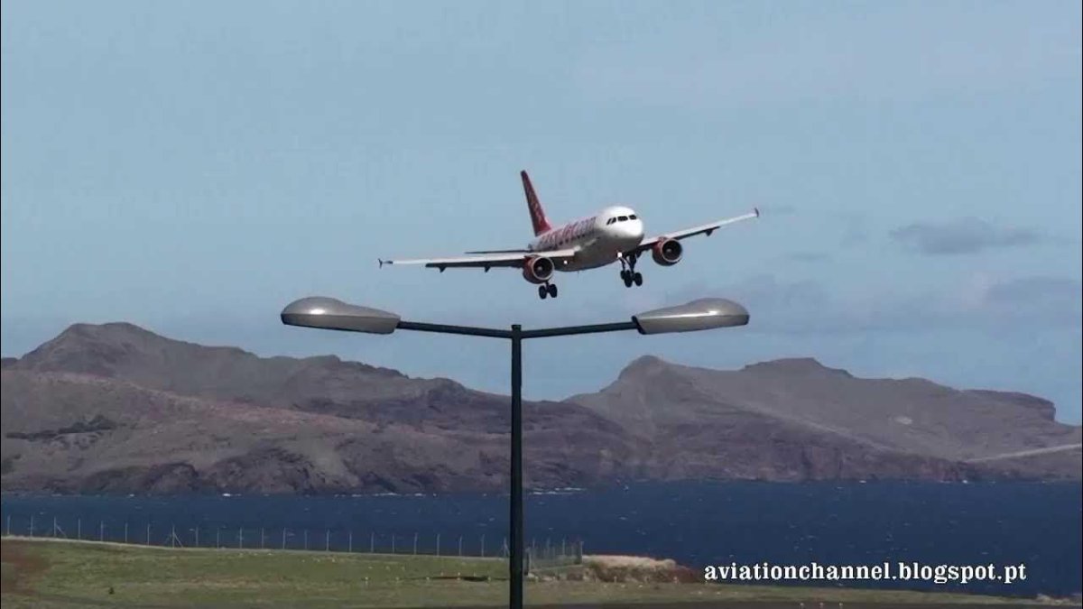 Мадейра посадка самолета