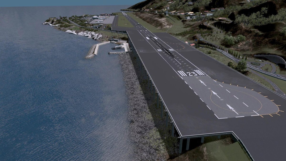 Опасный аэропорт Фуншал Мадейра