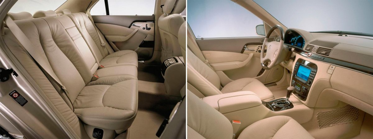 Mercedes s class w220 салон