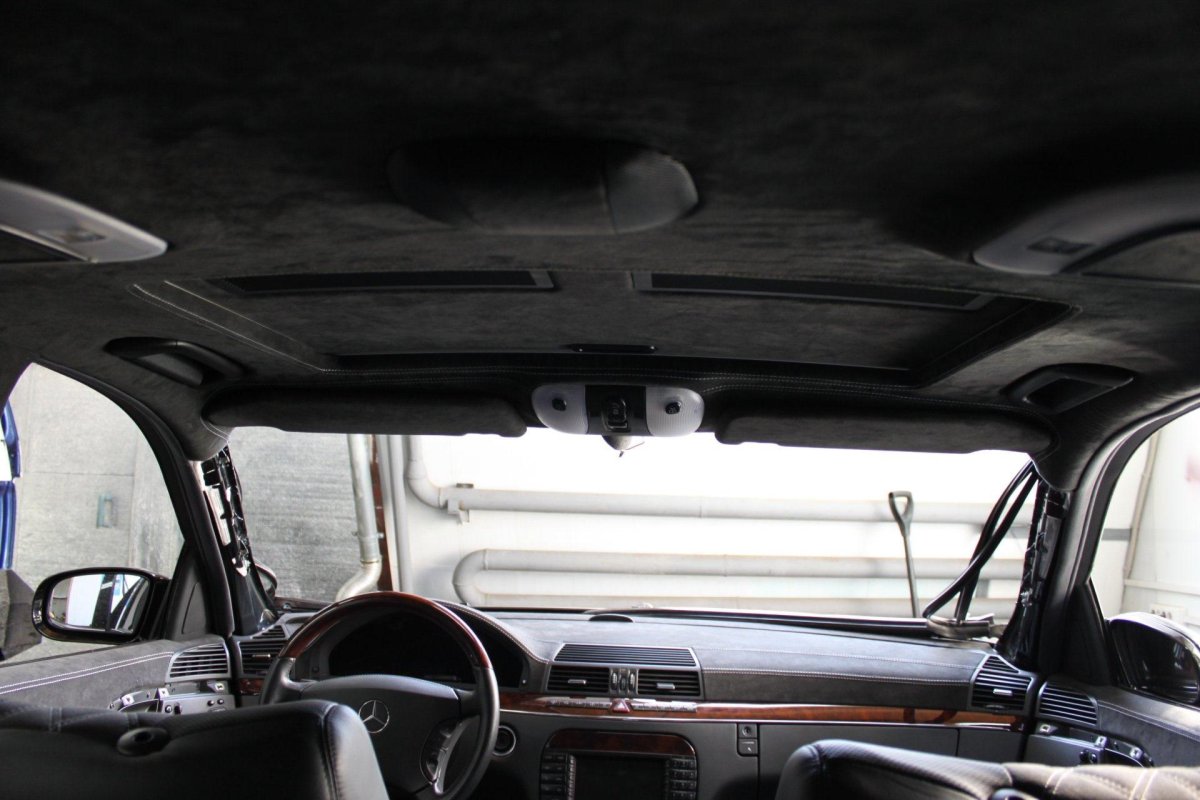 Черный потолок Мерседес w220