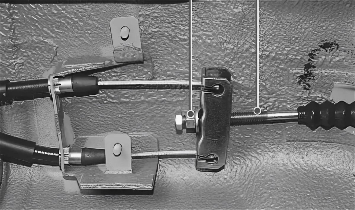 Трос ручника ВАЗ 2170