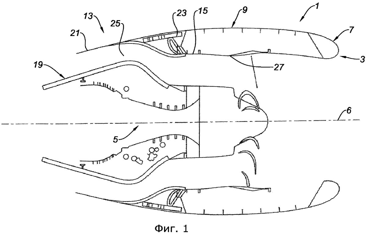 Мотогондола турбореактивного двигателя схема