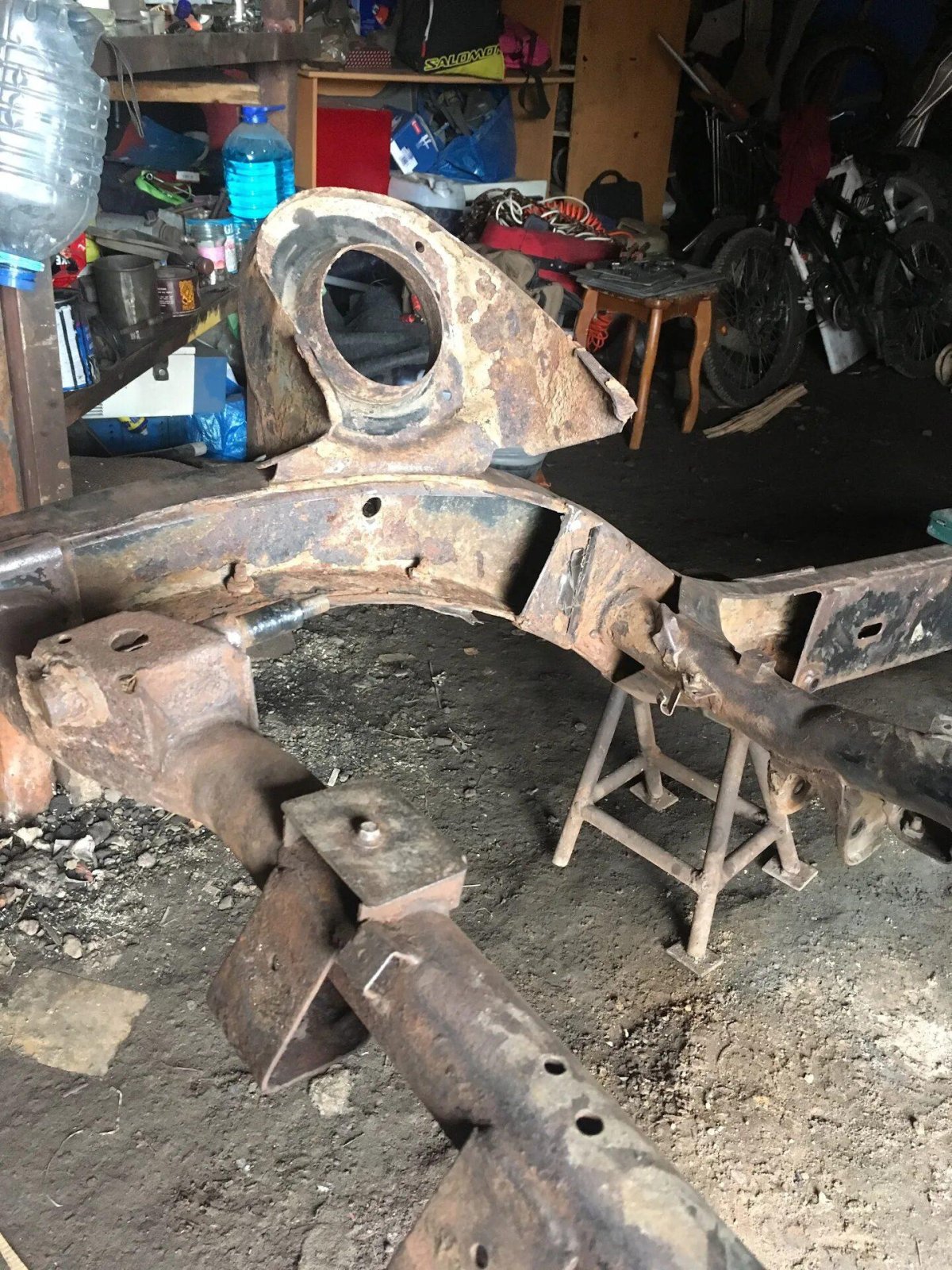 Восстановление рамы Ниссан Патрол y61