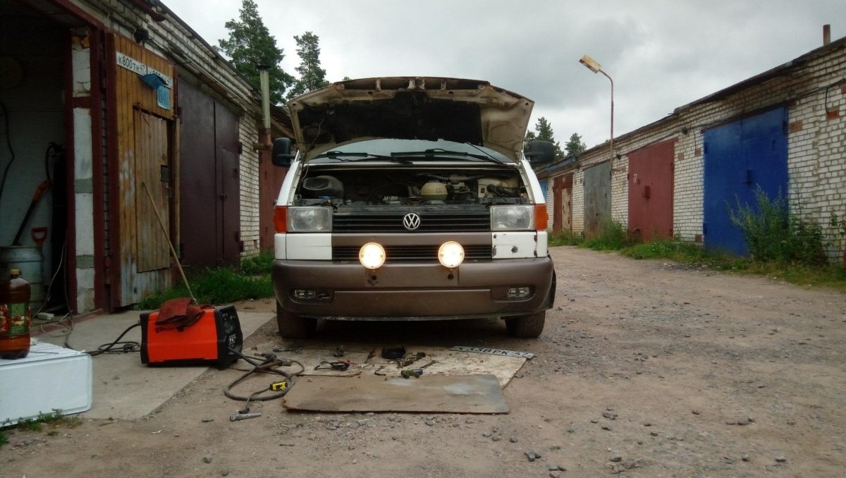 Светодиодная балка на VW t4