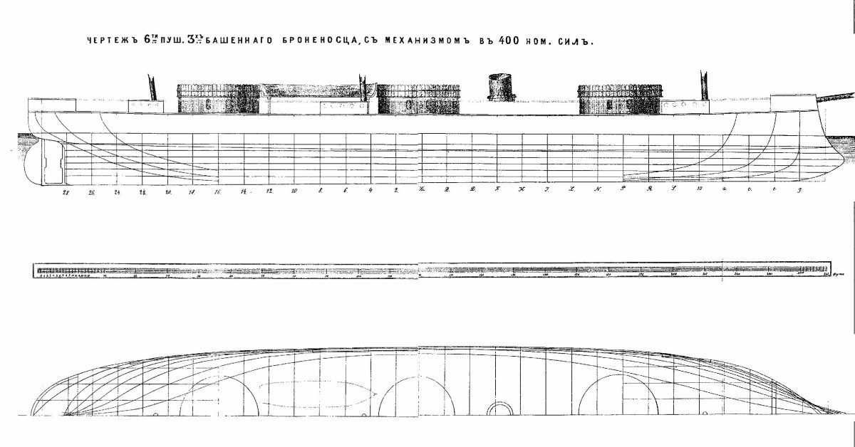 Башенные Фрегаты типа Адмирал Лазарев