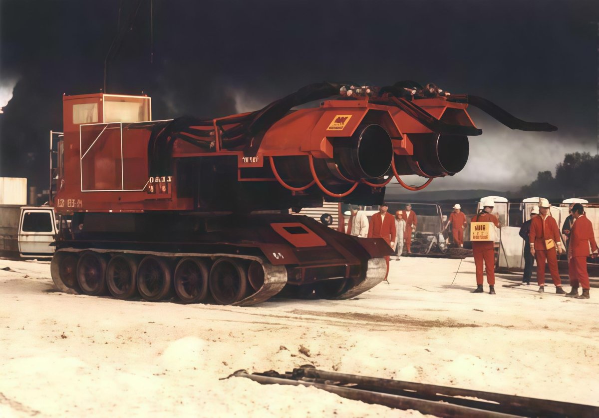 Пожарная машина ветерок на базе танка т-34