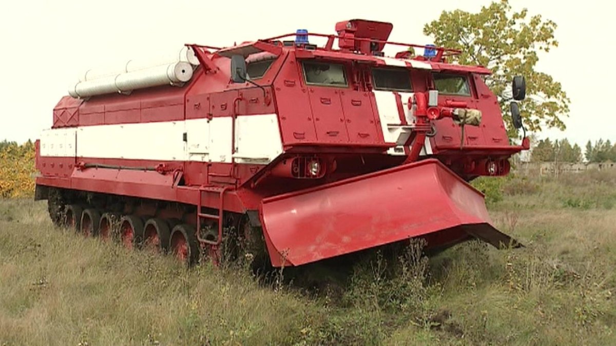 Пожарный танк Омсктрансмаш