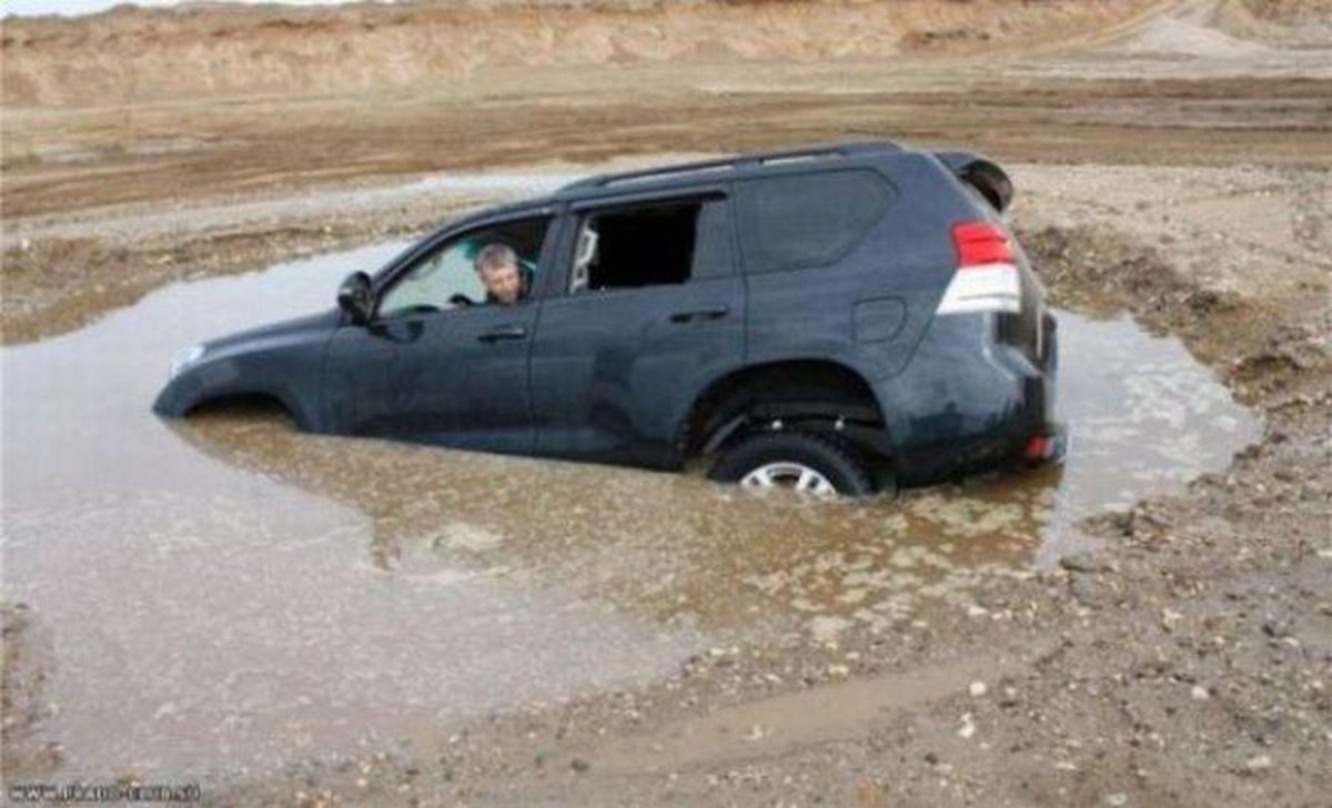 Land Cruiser Prado 150 в грязи