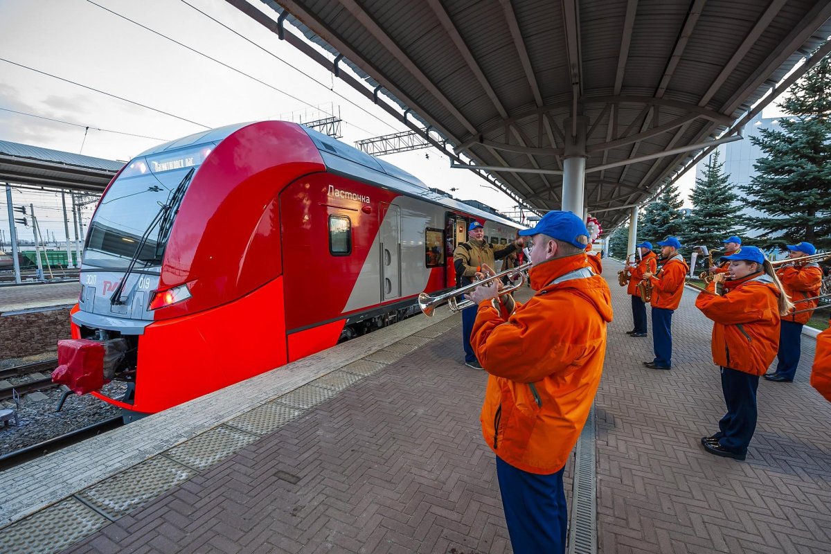 Поезд Ласточка Магнитогорск
