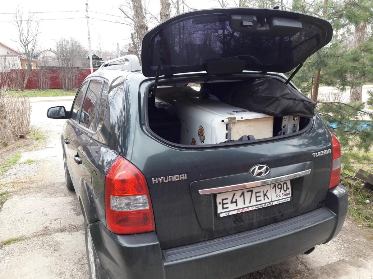 Hyundai Tucson JM 2008 багажник