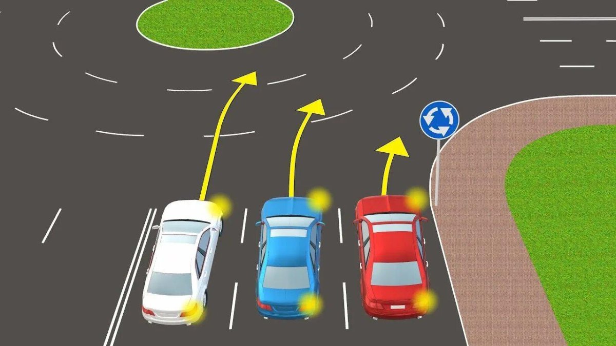 Съезды на круговом движении