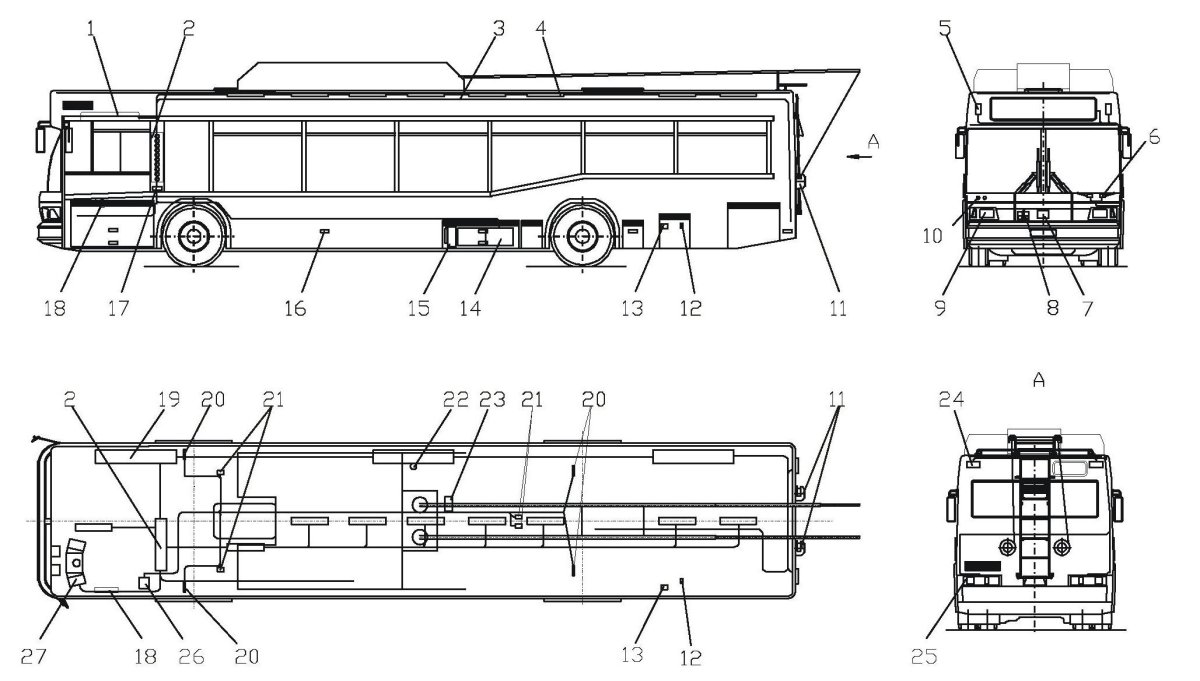 МАЗ 103 чертеж