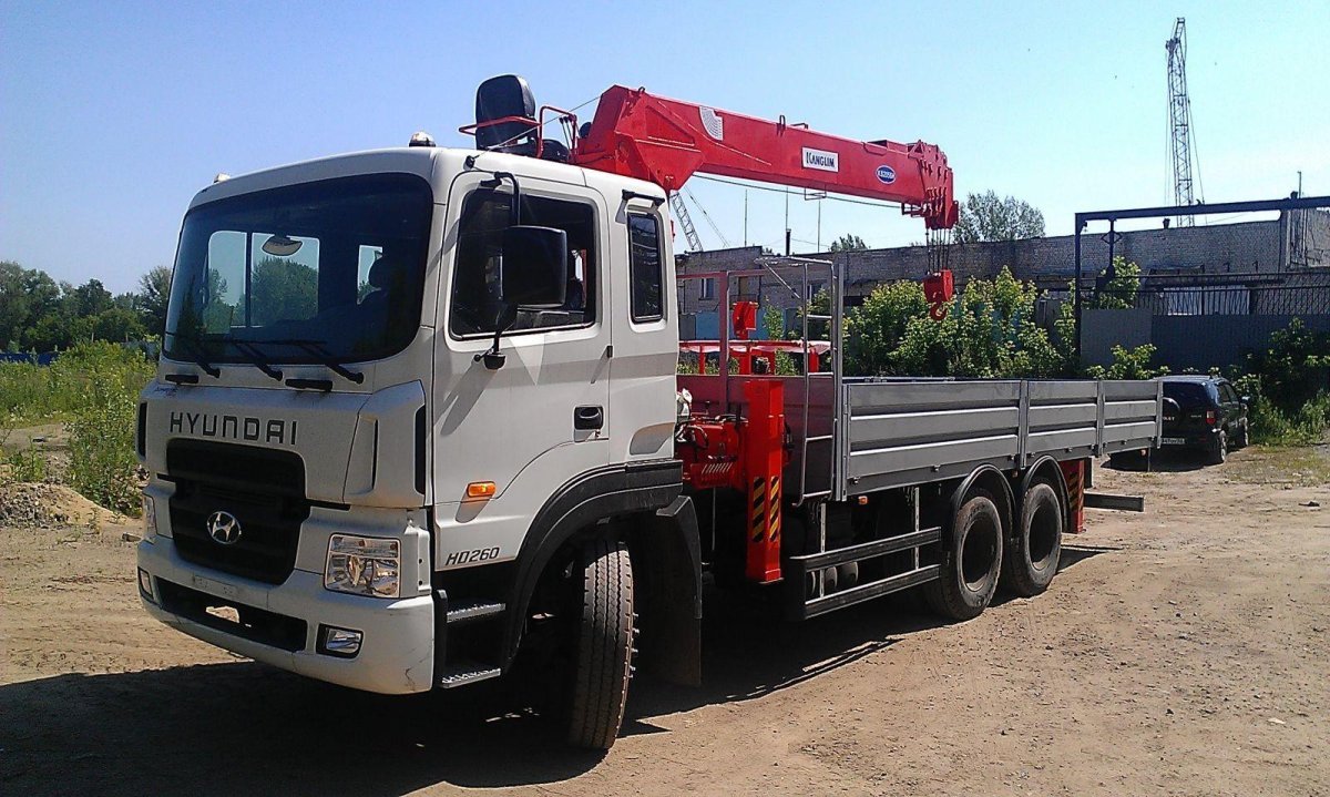 Манипулятор Hyundai 10т телескопический