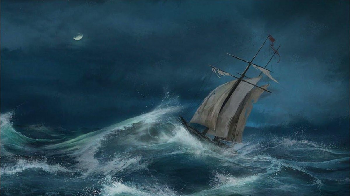 Картина Летучий голландец Айвазовского