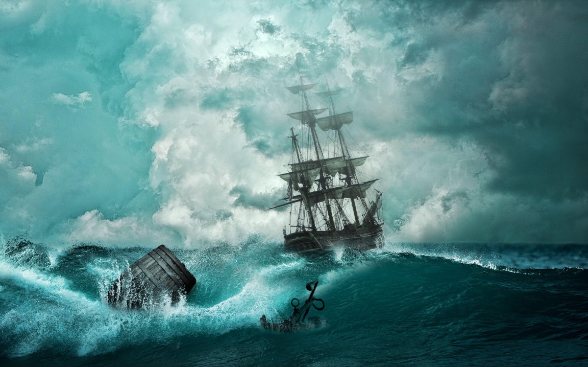 Айвазовский шторм на море