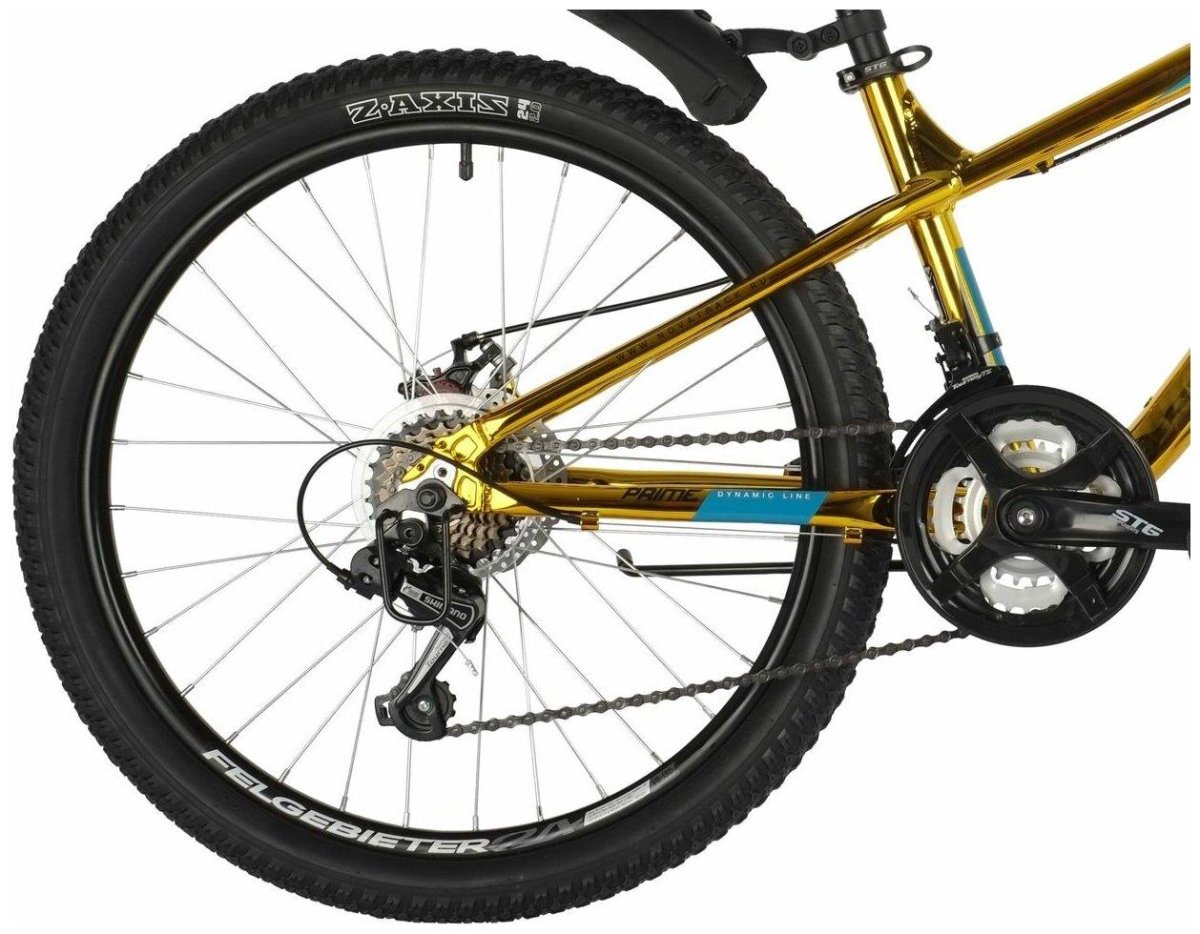 24" Велосипед Novatrack Novara, алюм рама 13", 18-скор (фиолетовый) диск.торм. STG