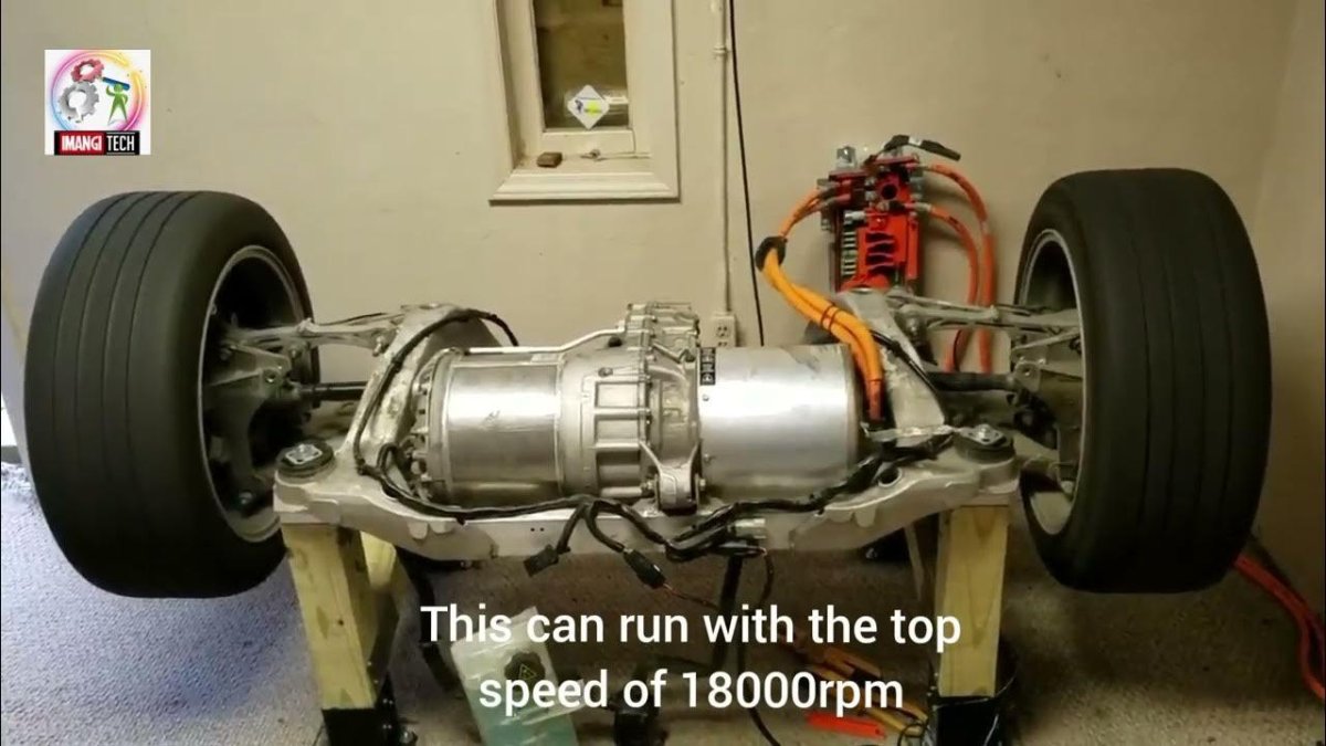 Электродвигатель Тесла модель s