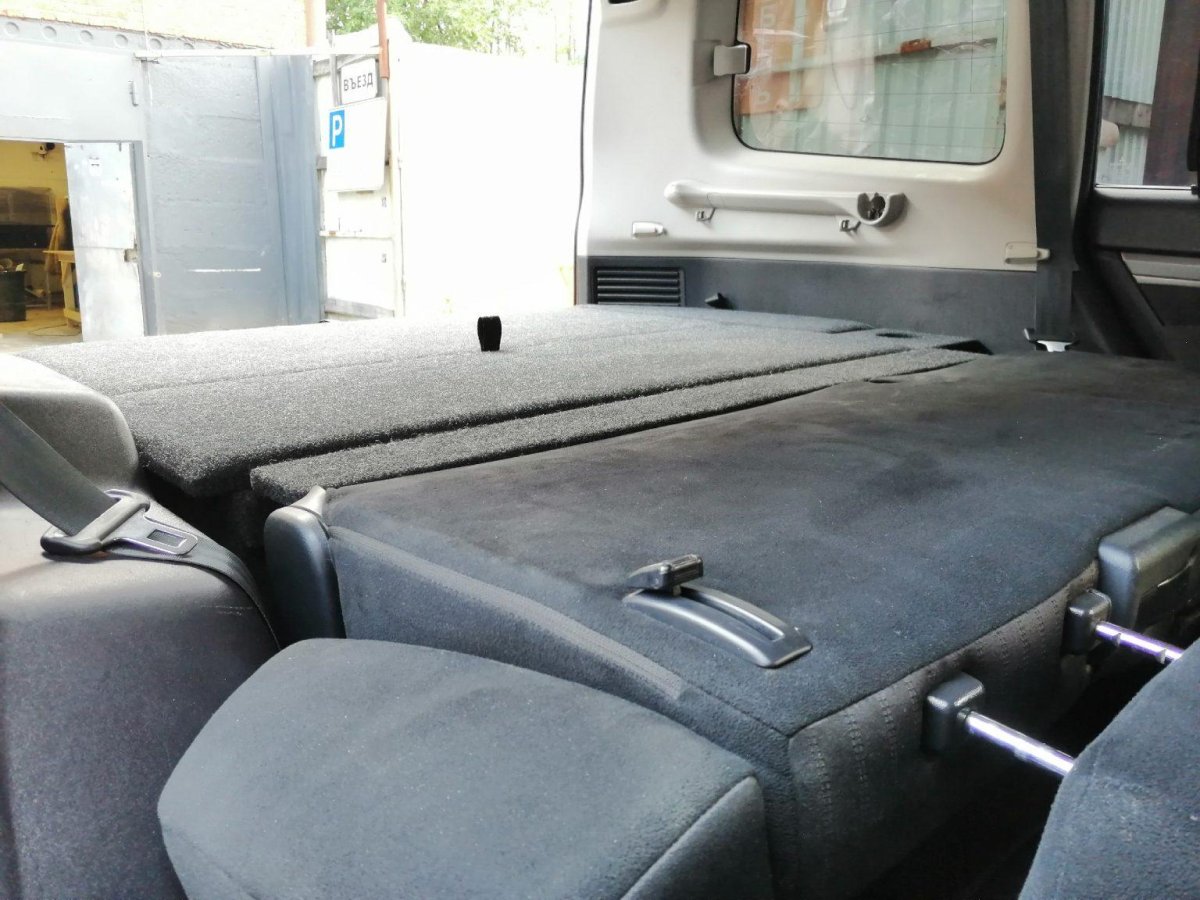 Спальник в Паджеро 4