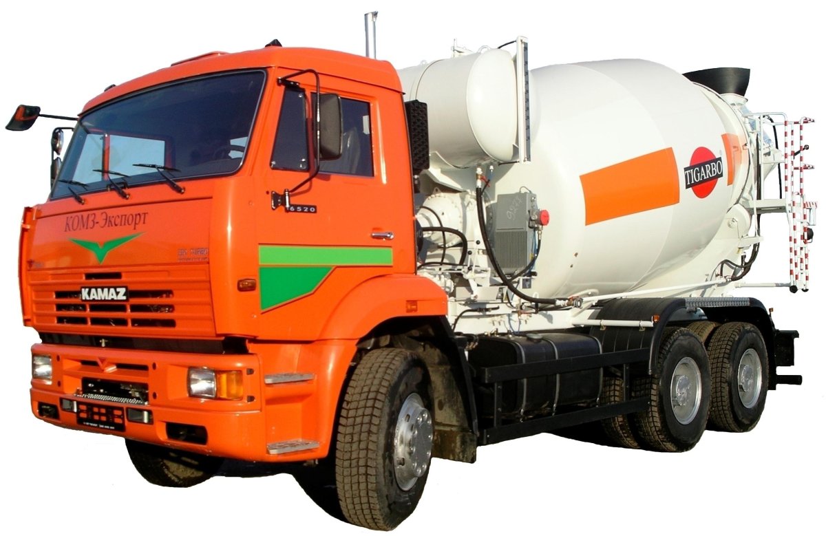 Габариты КАМАЗ автобетоносмеситель 7м3