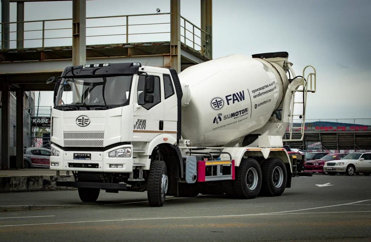 Автобетоносмеситель FAW ca3250