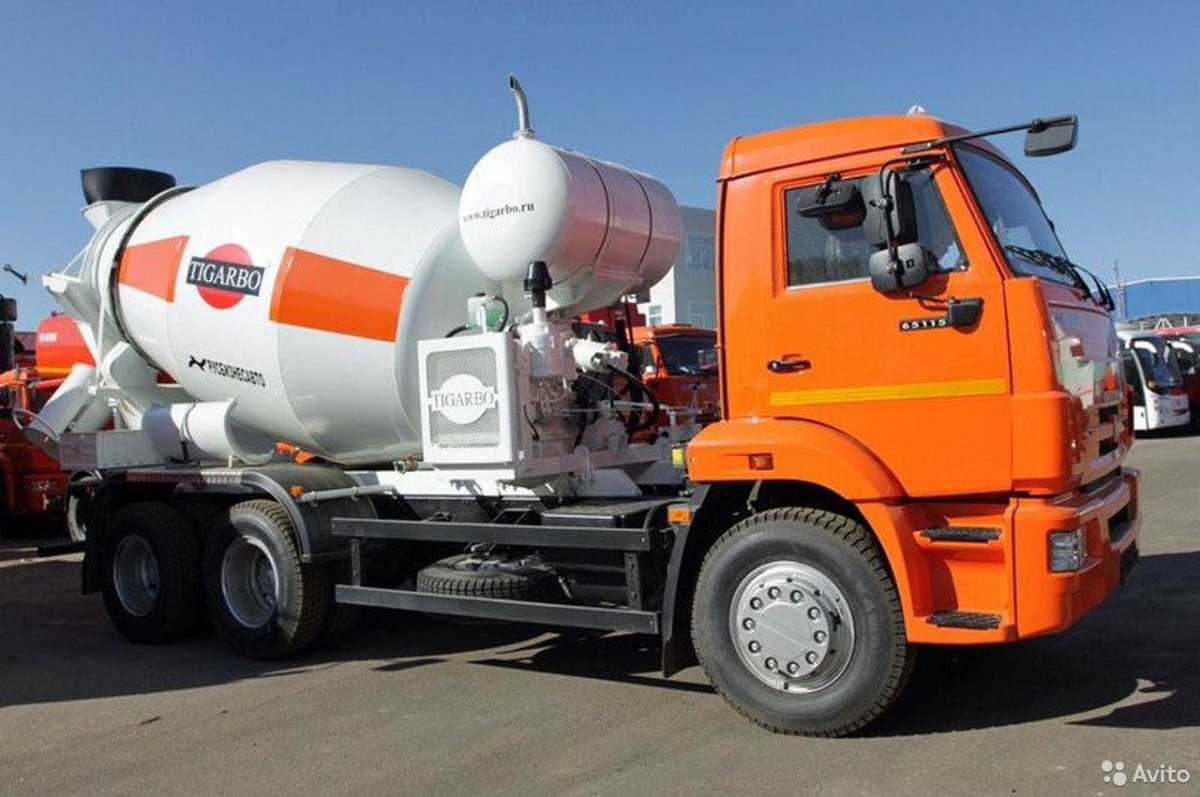 Автобетоносмеситель 58147а на шасси КАМАЗ