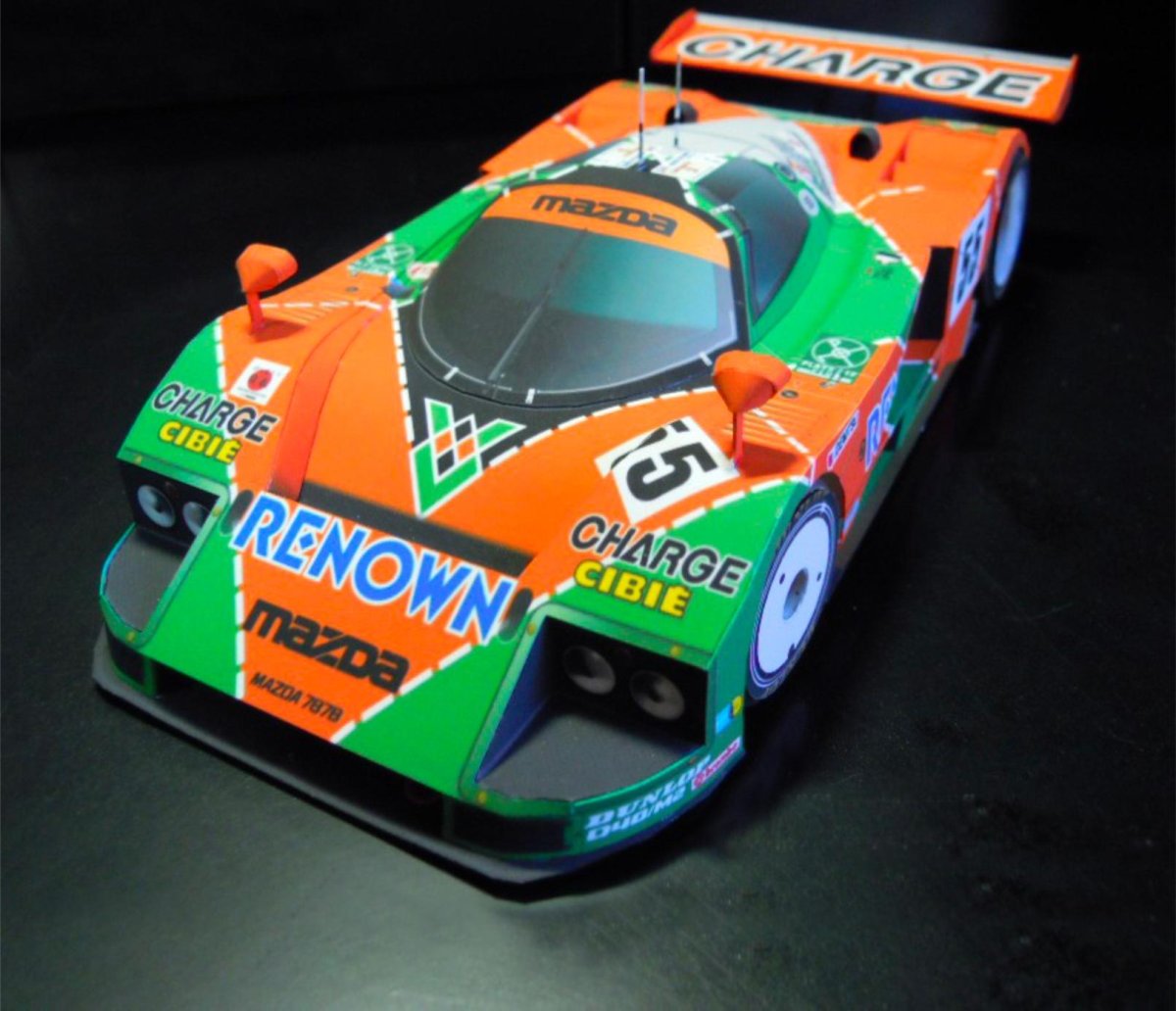 Mazda 787b Papercraft