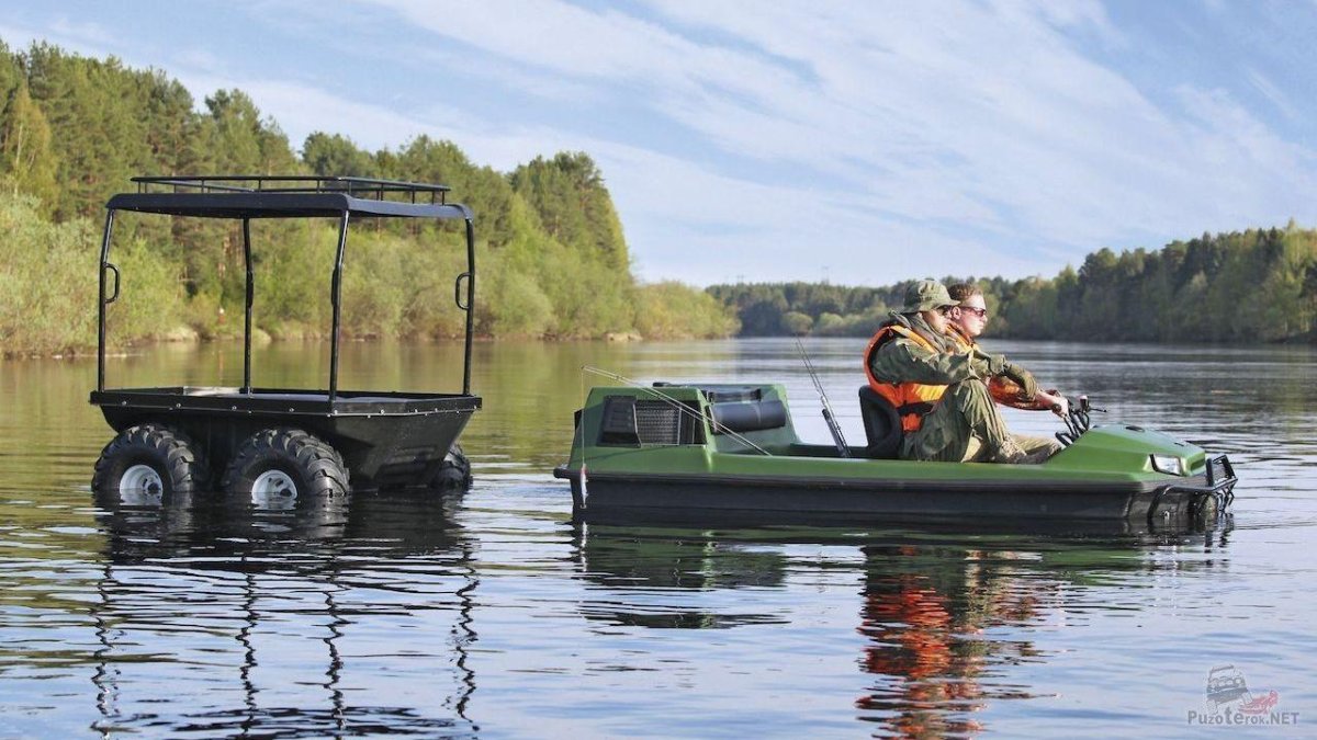 Плавающий прицеп Tinger t4