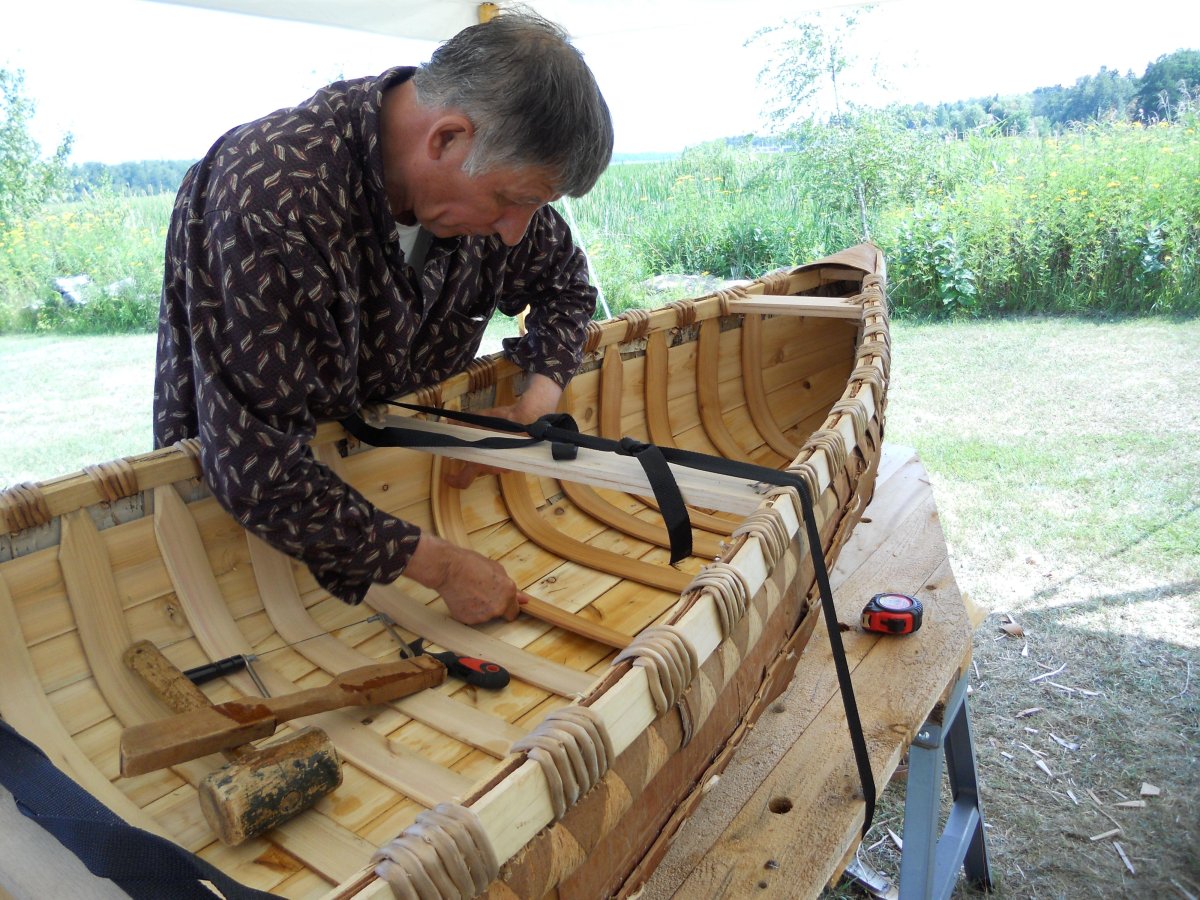 Лодка из бересты
