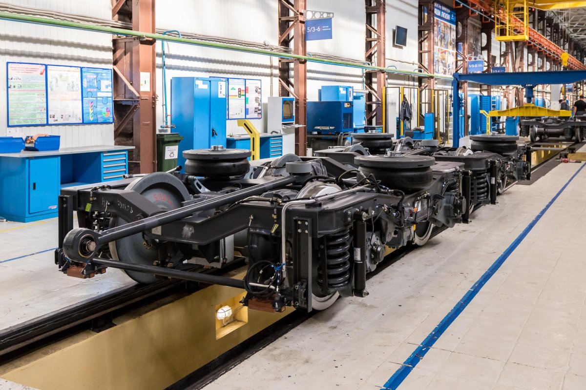 Завод Метровагонмаш в Мытищах