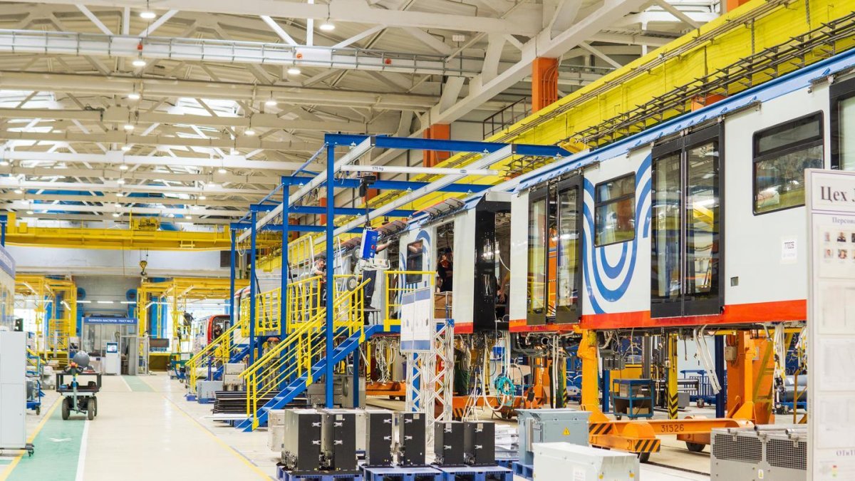 Завод Метровагонмаш в Мытищах