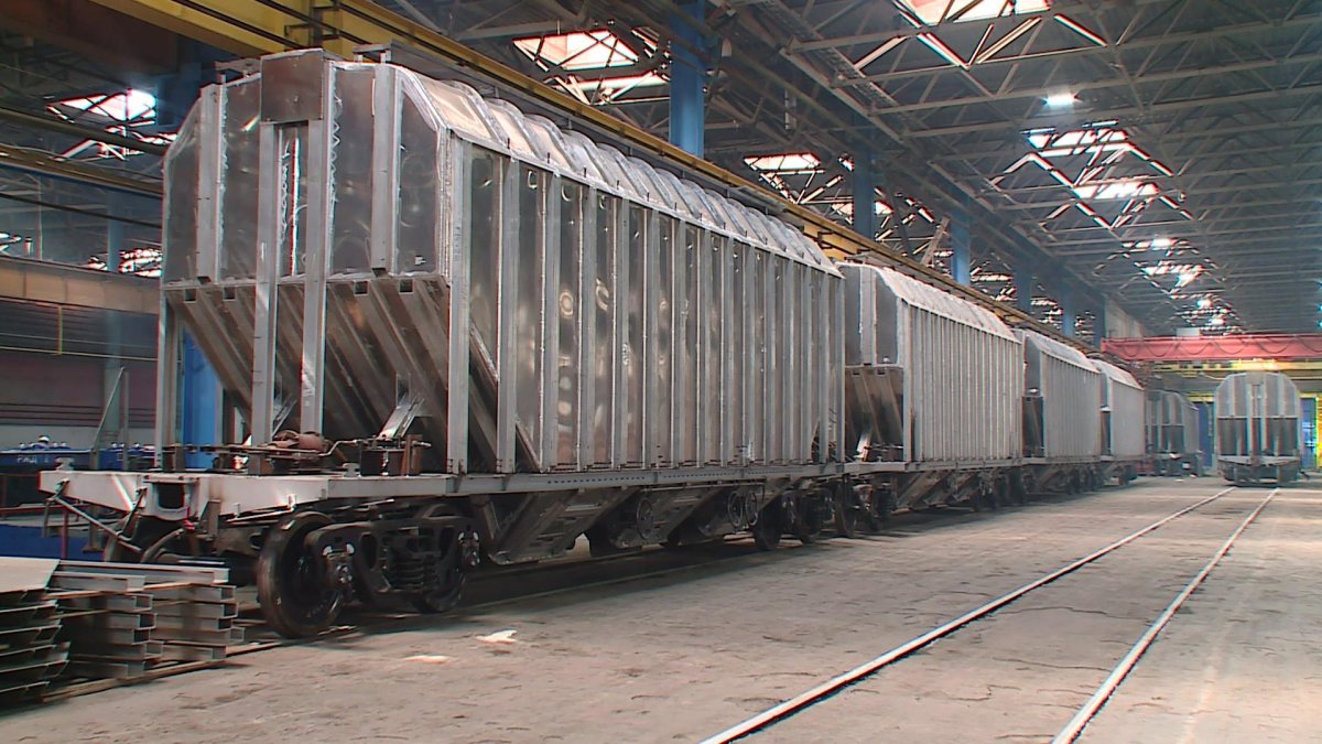 Алюминиевый вагон хоппер Рузхиммаш