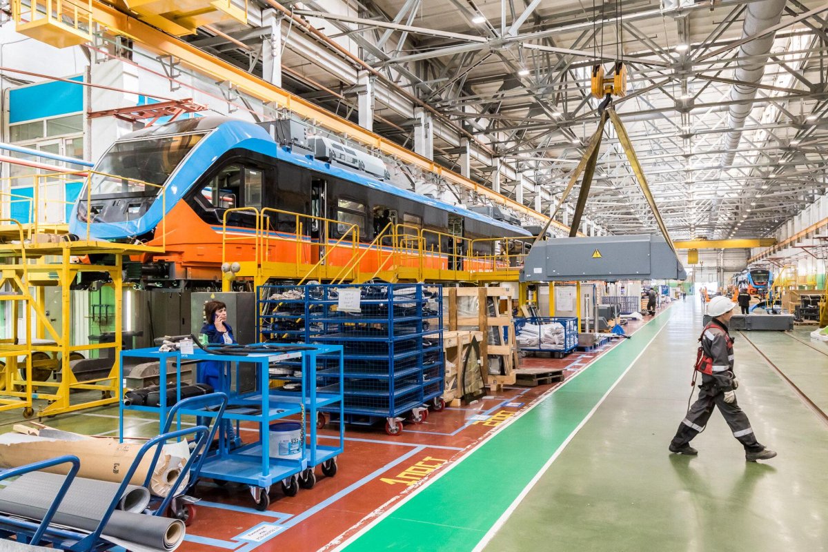 Завод Метровагонмаш в Мытищах