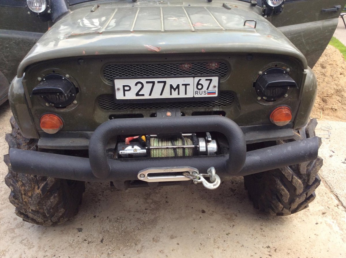 Бампер передний на УАЗ 31514