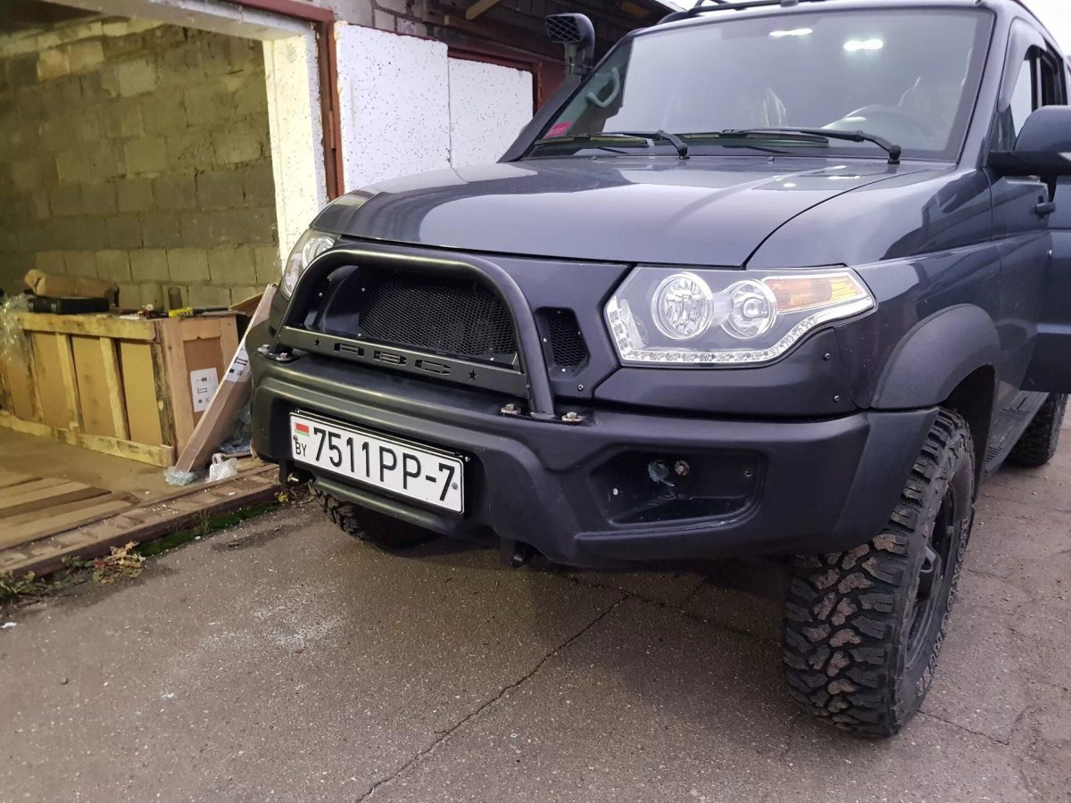 Бампер УАЗ Патриот 2017 передний силовой