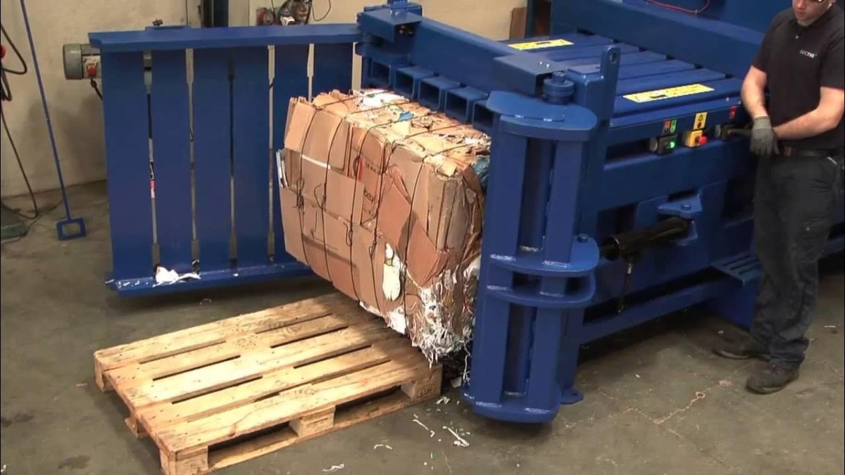 Пресс шредер вторсырья