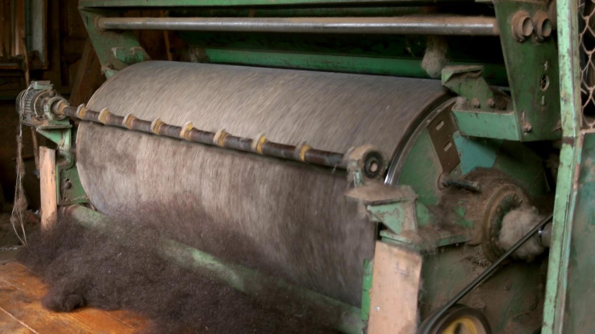 Переработка овечьей шерсти